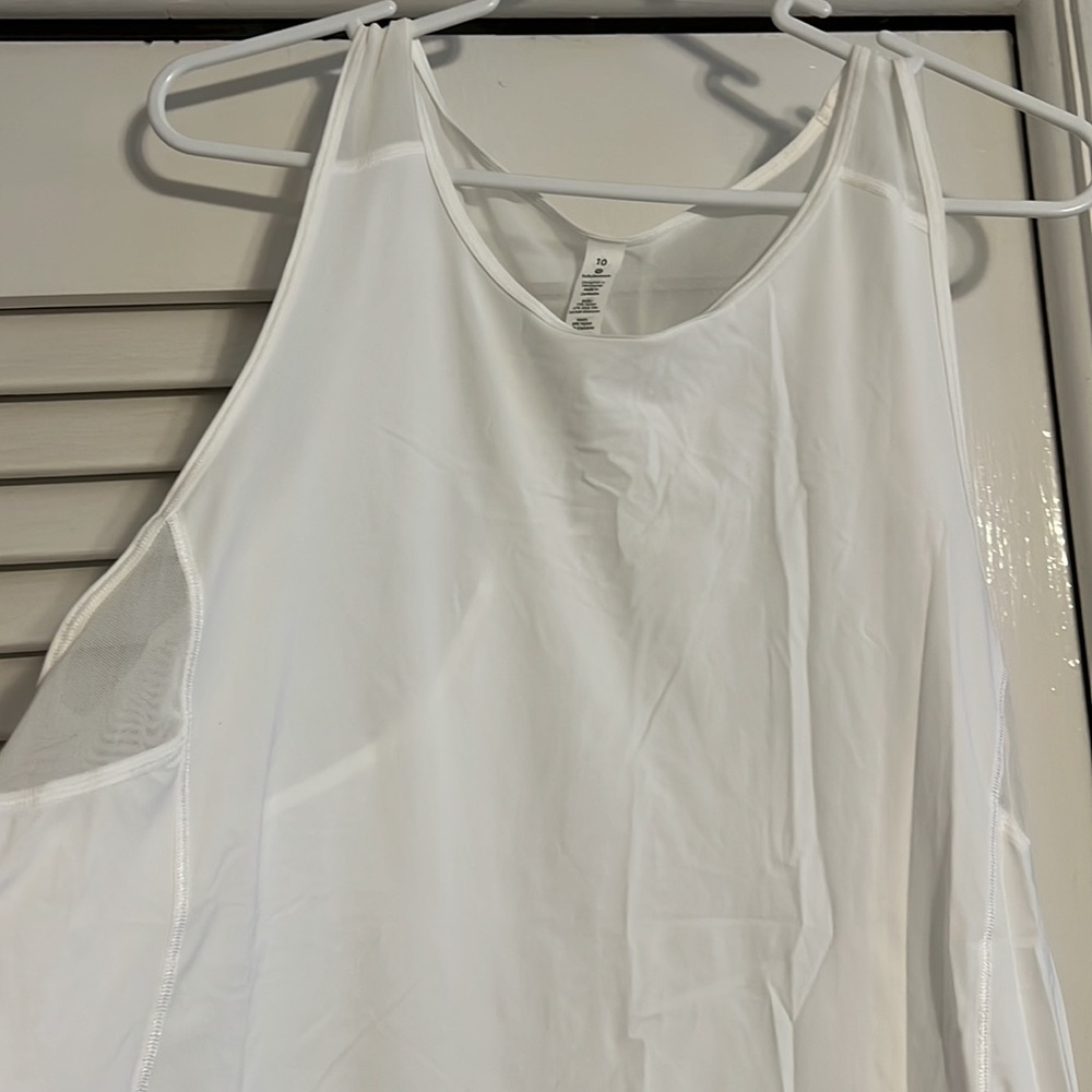 White Lululemon Tank
